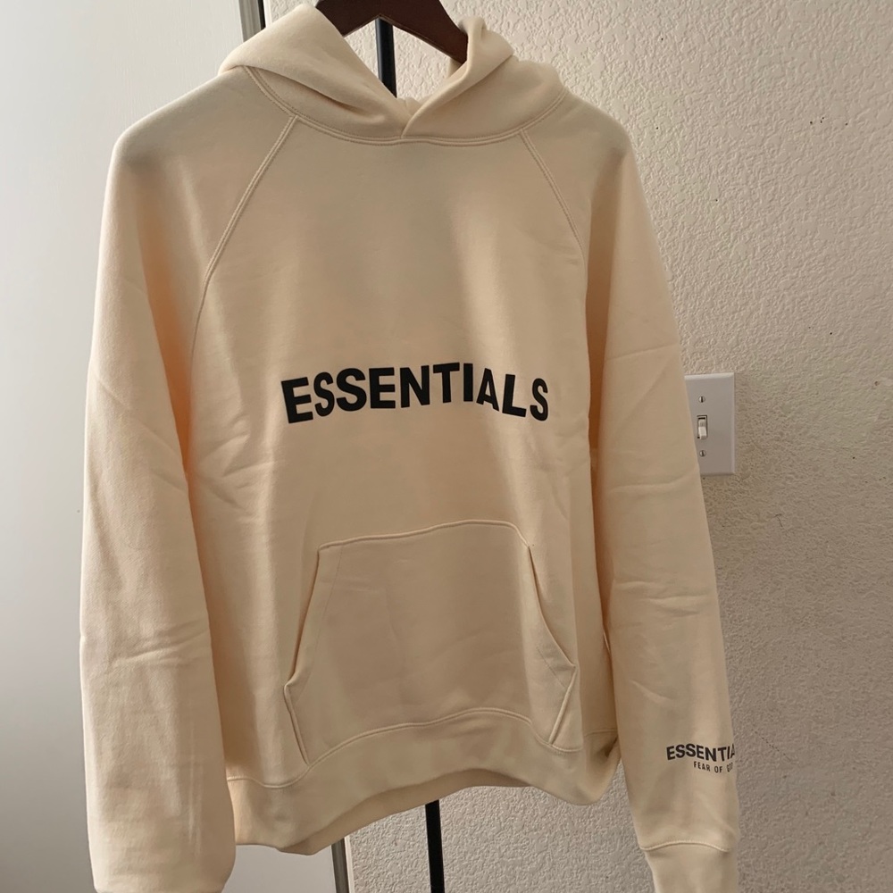 Fear of God ESSENTIALS Cream Hoodie